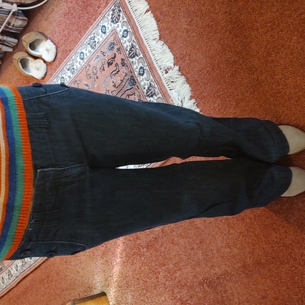 American Eagle vintage low rise wide leg jeans - Picture 3 of 13